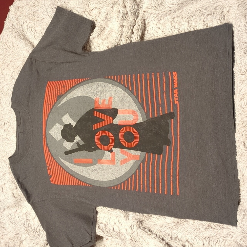 Princess Leia Star Wars Disney Hollywood Studios I love you t-shirt med 💥